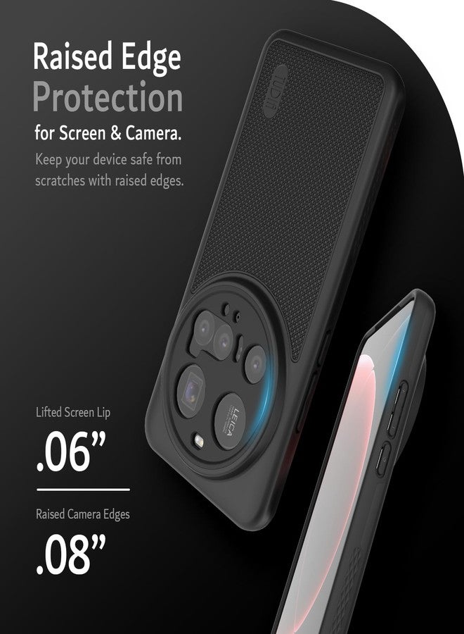 توديا جراب TUDIA DualShield Grip مصمم خصيصًا لهاتف Xiaomi 15 Ultra 5G (2025)، [MergeGrip] جراب حماية للهاتف من الدرجة العسكرية، مزدوج الطبقات، مقاوم للصدمات، نحيف، متين، شديد التحمل (أسود، Magsafe) - Image 4